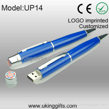 Popular Gifts USB Pen Drive with Ball Pen Flash Drive